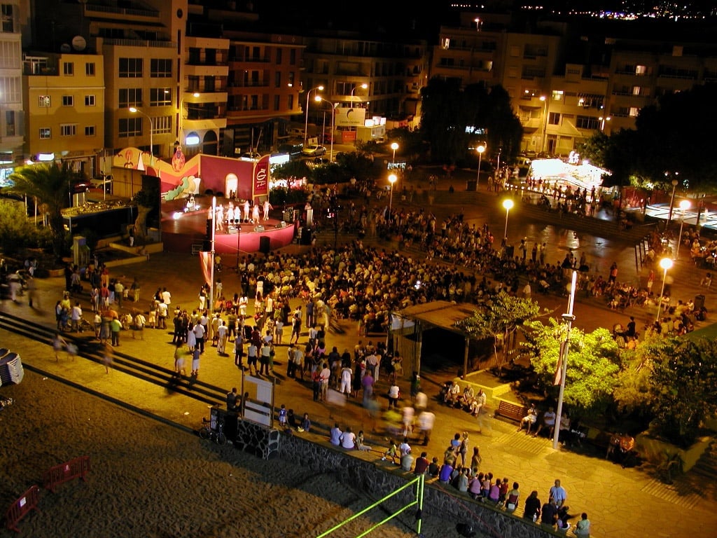 Tenerife street party