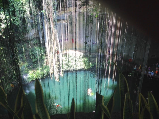 The Cenote from above