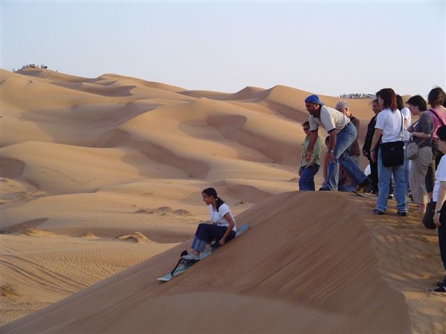 Sand Boarding in Dubai
