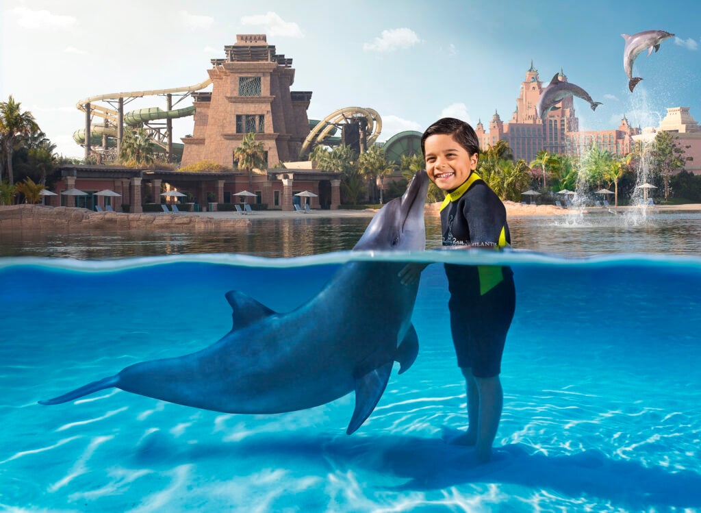 Swimming with Dolphin Atlantis the Palm