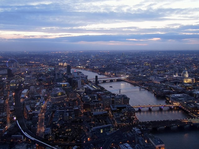 View from the Shard at Night