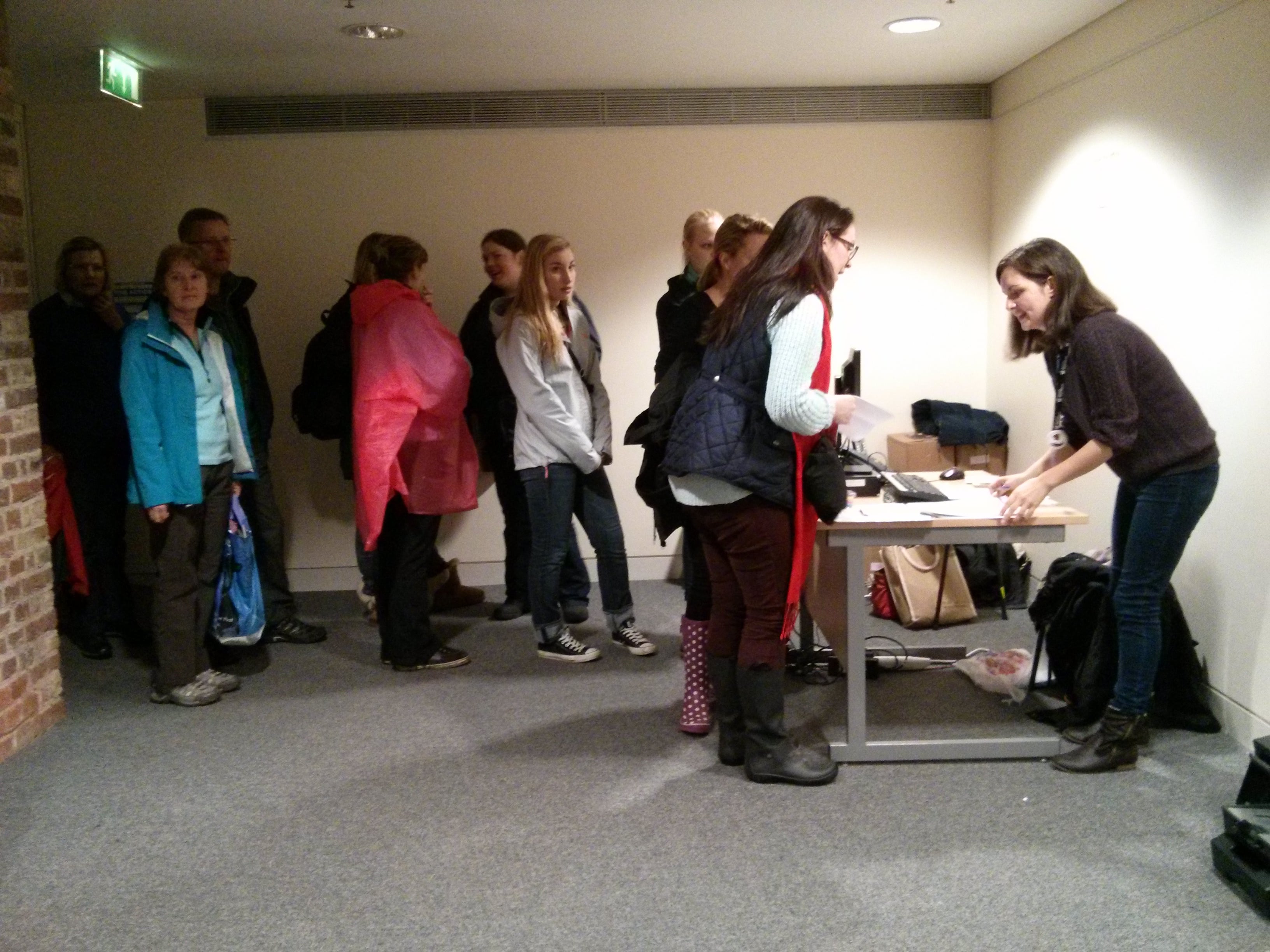 Tower poppies volunteering registration queue