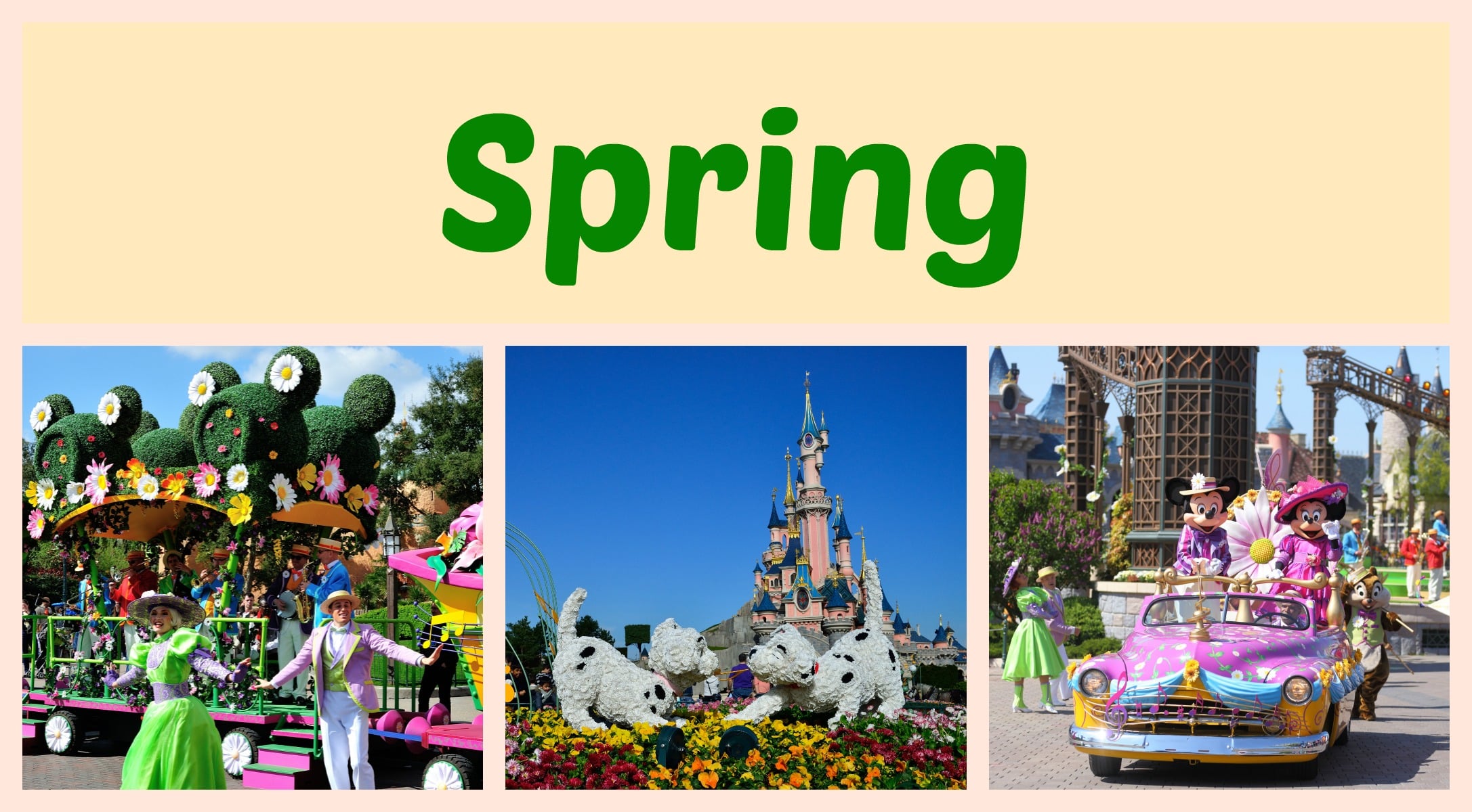 Spring at Disneyland Paris