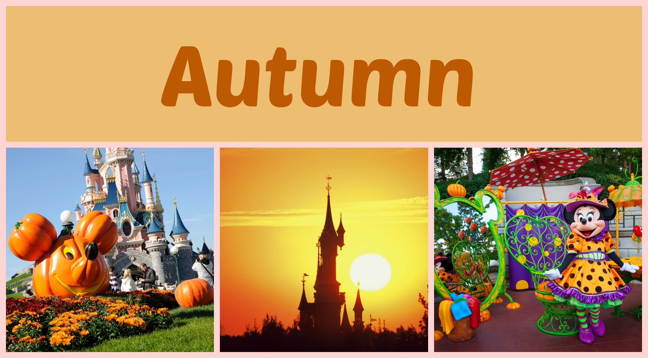 Autumn at Disneyland Paris