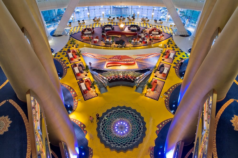 Sahn Eddar restaurant at the Burj Al Arab
