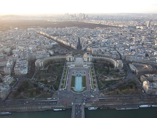 View from the Eiffel Tower Paris