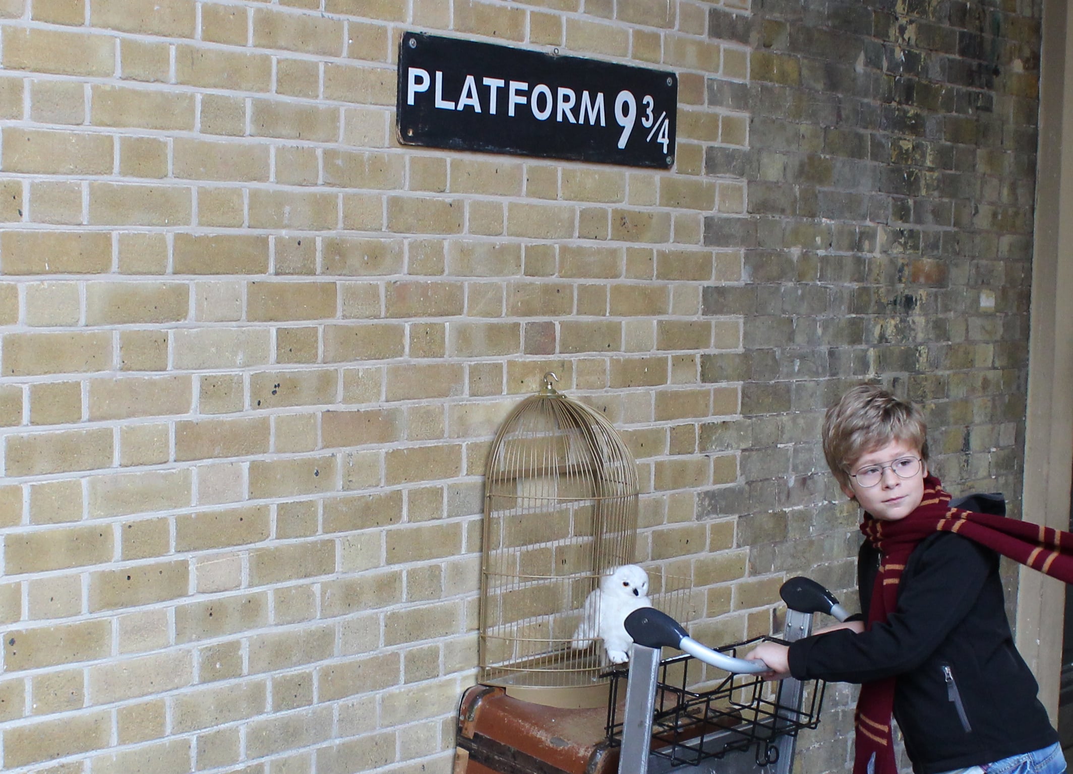 Platform 9¾ on the Harry Potter London Tour
