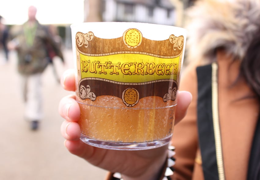 Butterbeer at Harry Potter Studios Tour