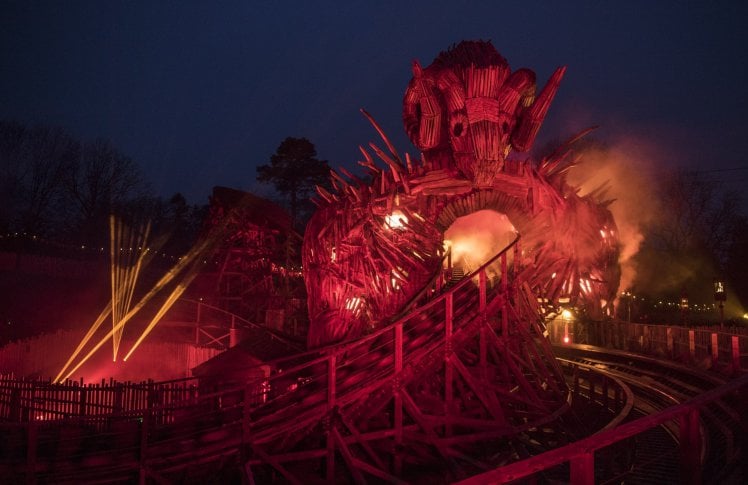 Wicker Man launch at Alton Towers Resort