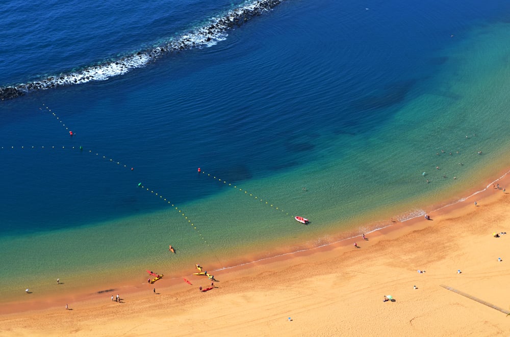 Safe Bathing for Families at Playa de las Teresitas
