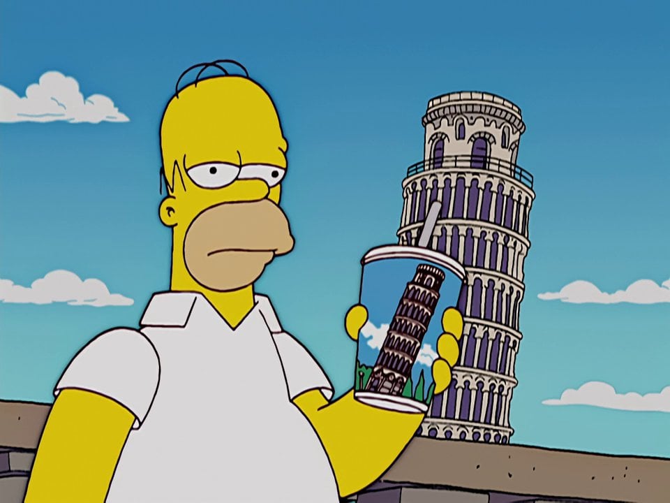 Simpsons - Leaning Tower Of Pisa