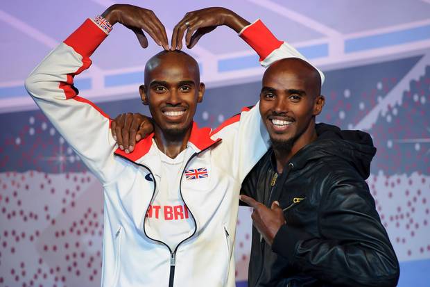 Mo Farah at Madame Tussauds London