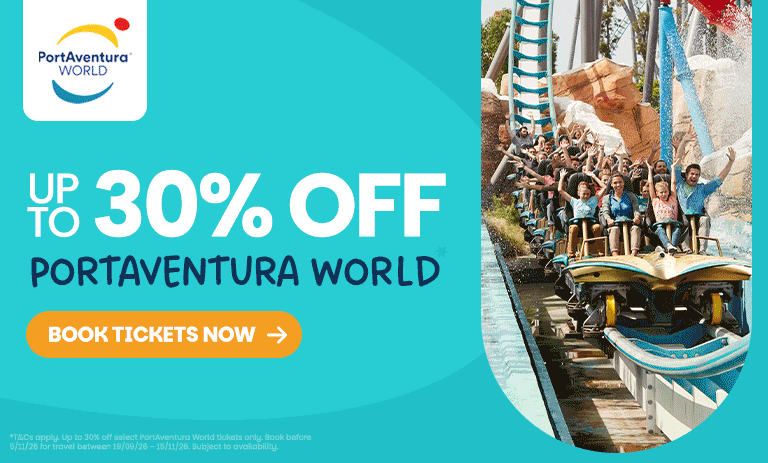 Up to 30% off PortAventura World