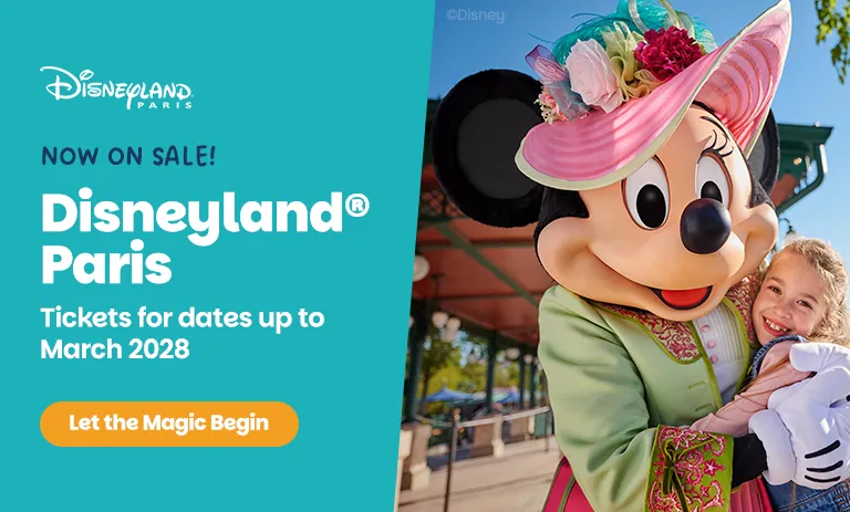 Now on sale, 2028 Disneyland Paris Tickets